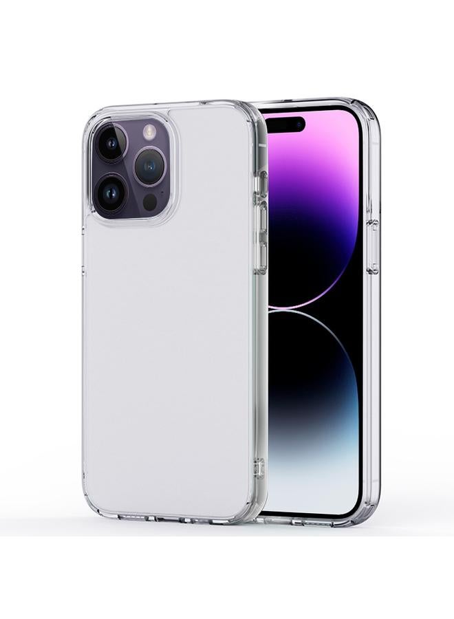 اس-توب جراب لهاتف iPhone 14 Pro، جراب هاتف شفاف كريستالي غير لامع - Image 1