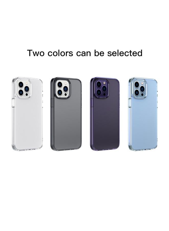 اس-توب جراب لهاتف iPhone 14 Pro، جراب هاتف شفاف كريستالي غير لامع - Image 2