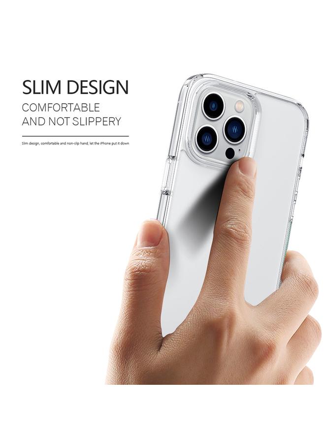 اس-توب جراب لهاتف iPhone 14 Pro، جراب هاتف شفاف كريستالي غير لامع - Image 5