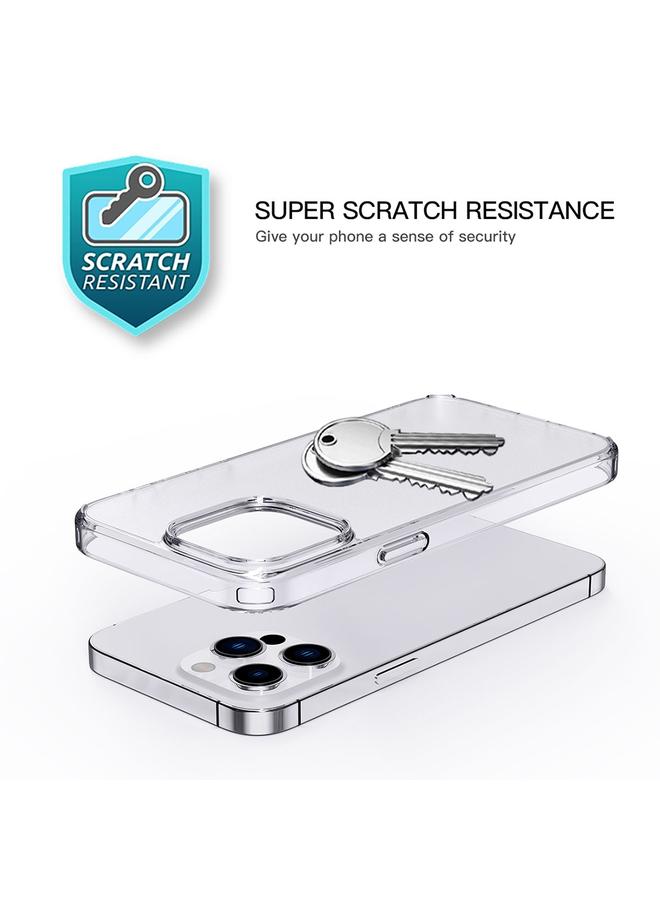 اس-توب جراب لهاتف iPhone 14 Pro، جراب هاتف شفاف كريستالي غير لامع - Image 3