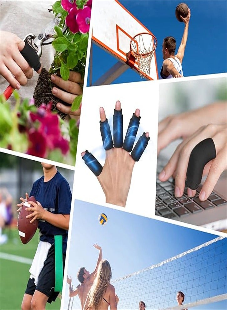 أكمام ثلج للأصابع 5 عبوات ثلج للأصابع والإبهام وأصابع القدم، علاج بارد ساخن لالتهاب المفاصل والتهاب الأوتار وإصبع الزناد والأصابع المتورمة - Image 5