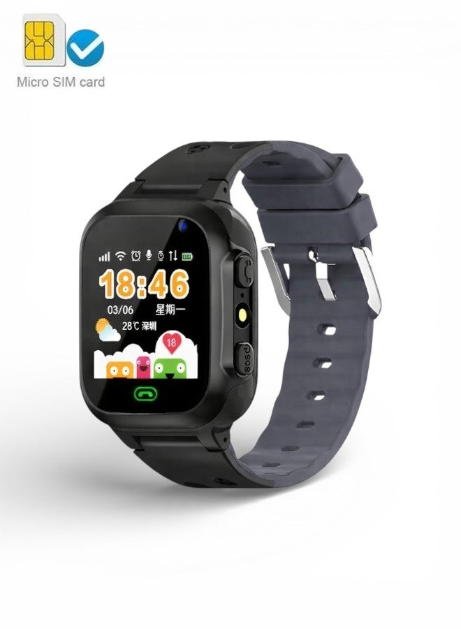 ساعة ذكية للأطفال مع تتبع GPS وشريحة اتصال مناسبة للمدارس - Image 1
