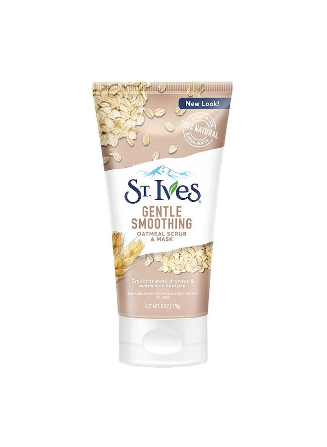 ST. Ives St. Ives Nourishing and Smoothing Face Scrub and Mask with Oats, 6 ounces  - Image 1