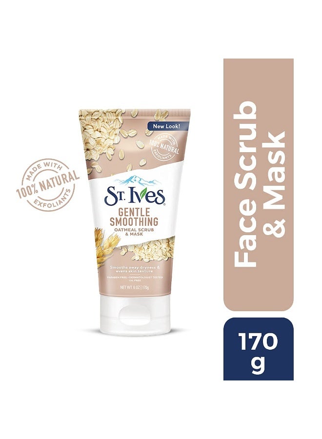 ST. Ives St. Ives Nourishing and Smoothing Face Scrub and Mask with Oats, 6 ounces  - Image 2
