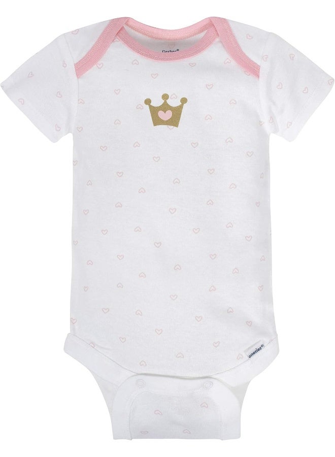 Gerber Gerber Baby Girls' Bodysuits - 8 Pack  - Image 4