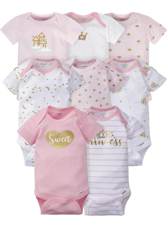 Gerber Gerber Baby Girls' Bodysuits - 8 Pack  - Image 1