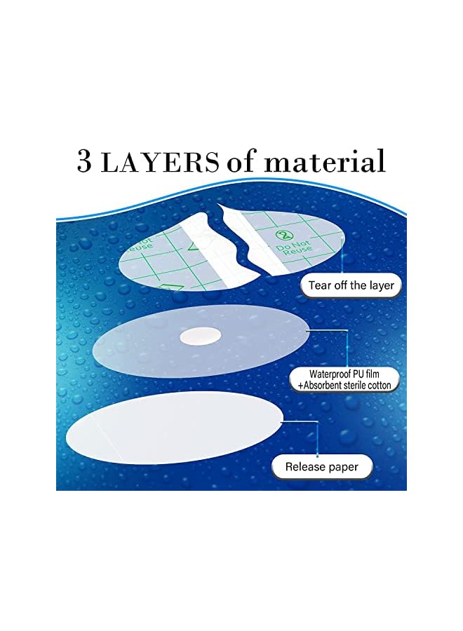 Zaboon 60 Pcs Disposable Waterproof Ear Protectors For Bath Disposable Ear Protection Covers For Swimming Showering Surfing And Other Water Sports - Image 4