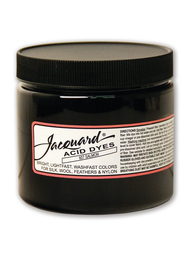 Jacquard - Acid Dye Salmon 8 Oz Net Wt Acid Dye For Wool Silk Feathers And Nylons Brilliant Colorfast And Highly Concentrated - Image 1