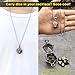 Haxtec Mini Metal DD Dice Set with Hollow Necklace Case 7PCS Keychain Portable - Image 4