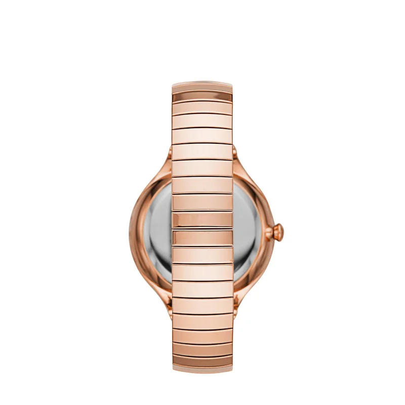 PUMA Contour Analog Quartz Watch for Women With Rose Gold Stainless Steel Band - 3 ATM - PU P1028