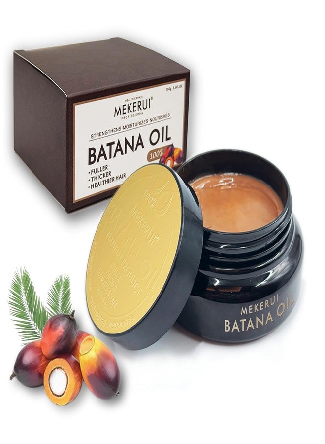 MEKERUI Batana Oil for Hair Growth 100% Pure | Traditional Cold-Pressed Method from Honduras | Scalp Treatment to Thicken Hair, Reduce Breakage & Frizz | 160g (5.6oz) for Men & Women - Image 1