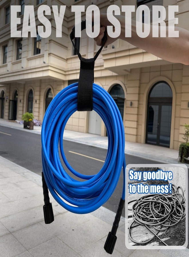 VIVIDWASH Kink Resistant 1/4" Pressure Washer Hose 50FT，3600PSI Power Washer Hose Replacement（M22-14mm）with 3/8" Quick Connect Adaptor for GreenWorks，Ryobi etc Household High-Pressure Washers - Image 5