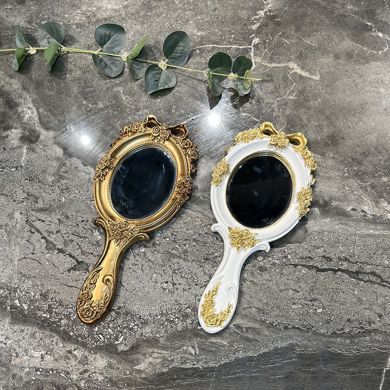 Handle Mirror Resin Handle Mirror Handheld Mirror - Image 3