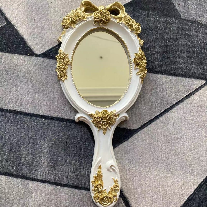 Handle Mirror Resin Handle Mirror Handheld Mirror - Image 4