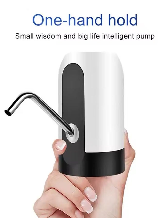 CATANES موزع مياه منزلي مضخة مياه زجاجات شحن USB DC5V ذكي لمجموعة غلايات المياه الكهربائية الدافئة 13x7x13 سم متعدد الألوان - Image 2