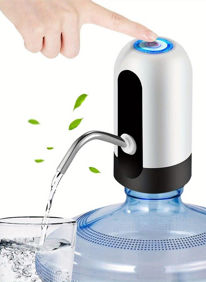 CATANES موزع مياه منزلي مضخة مياه زجاجات شحن USB DC5V ذكي لمجموعة غلايات المياه الكهربائية الدافئة 13x7x13 سم متعدد الألوان - Image 5