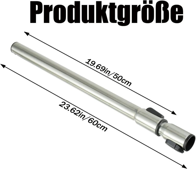 أنبوب مكنسة كهربائية تلسكوبي بديل لمكنسة Miele S381 S8340 C1 C2 C3 S6 S5 S4 S2 S1 - Image 2