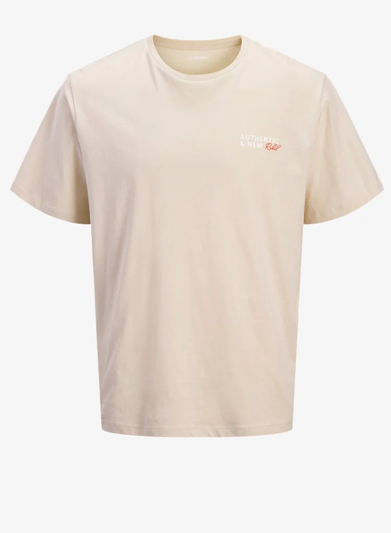 JJ Rebel  Casual Crew Neck T-Shirt for Men | Best Price UAE
