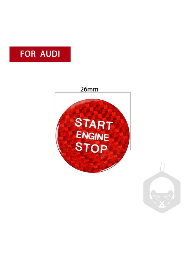 نيبمينينت ملصق واقٍ لمفتاح تشغيل محرك السيارة من ألياف الكربون لسيارة أودي A3 A4 A5 A6 C5 C6 Q5 Q7 S3 S6 S7 - Image 3