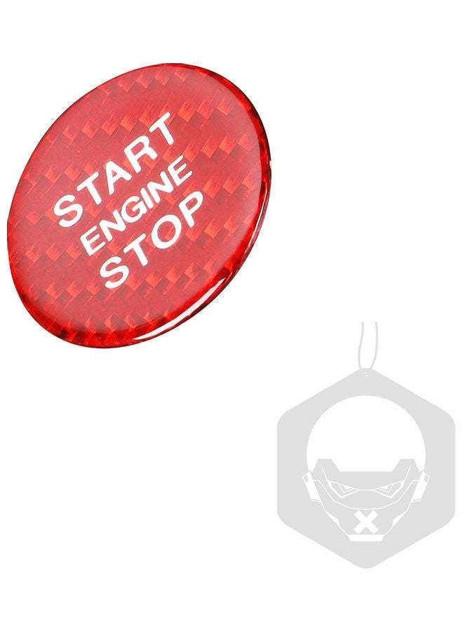 نيبمينينت ملصق واقٍ لمفتاح تشغيل محرك السيارة من ألياف الكربون لسيارة أودي A3 A4 A5 A6 C5 C6 Q5 Q7 S3 S6 S7 - Image 2