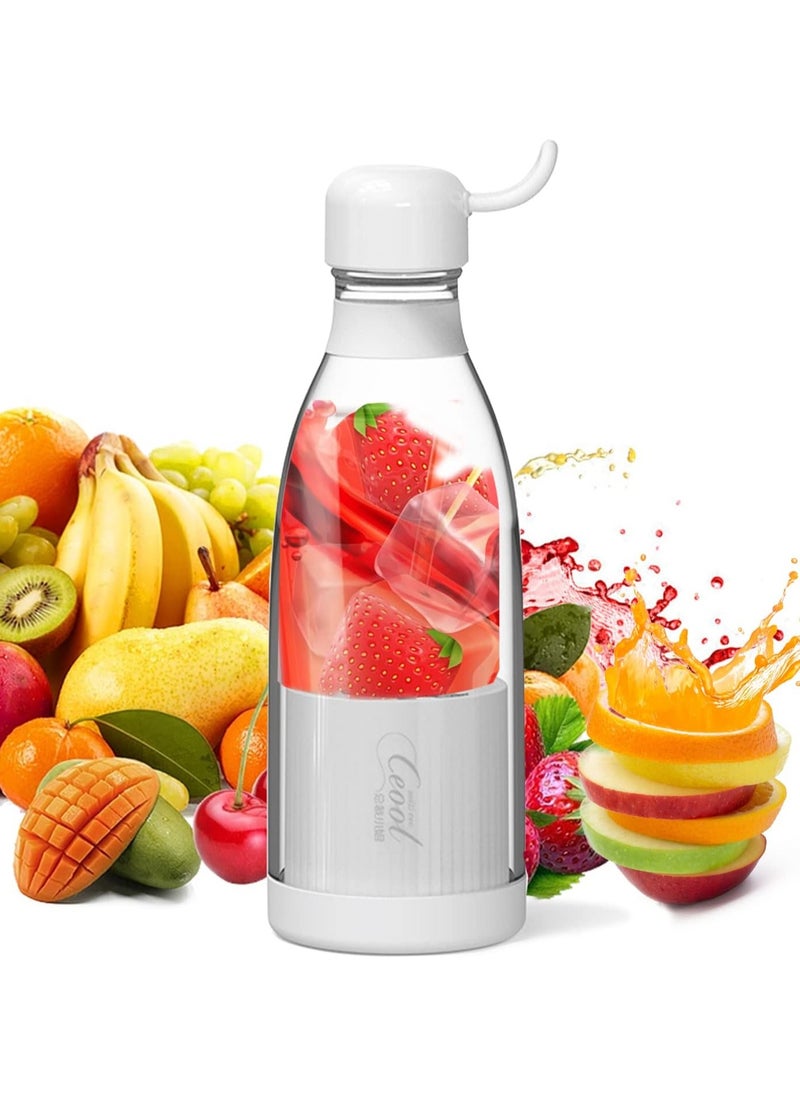Generic - Portable Blender Portable Blender Mini Jug Blenders Multifunctional Fruit Mixer Mini Blender For Smoothie Fresh Juice Blender Milk Shakes 350ml Home Gym Travel White - Image 1