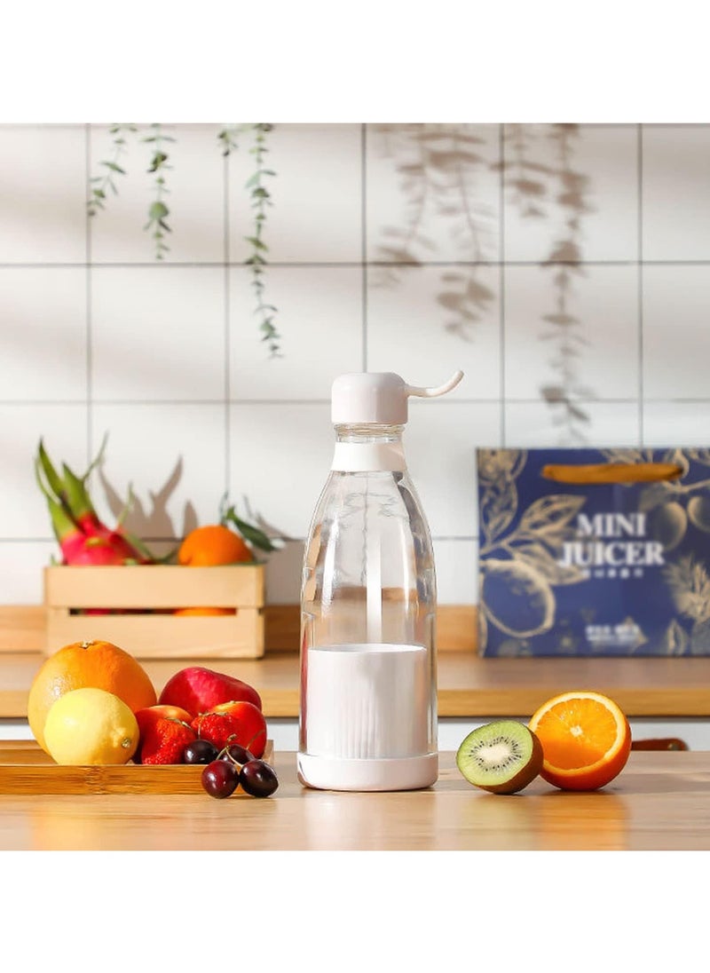 Generic - Portable Blender Portable Blender Mini Jug Blenders Multifunctional Fruit Mixer Mini Blender For Smoothie Fresh Juice Blender Milk Shakes 350ml Home Gym Travel White - Image 1