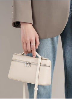 Classical Women Crossbody Bag Solid White Color Leather Commuter Ladies Shoulder Bag - pzsku/Z0B855A615AD955194827Z/45/_/1735029403/19659986-a670-4fdc-9624-69d082c36299