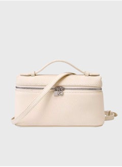 Classical Women Crossbody Bag Solid White Color Leather Commuter Ladies Shoulder Bag - pzsku/Z0B855A615AD955194827Z/45/_/1735029405/7d9cb987-d958-4f4d-a036-79bf841a67ca