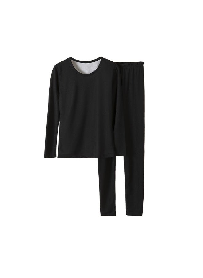 ملابس داخلية حرارية للرجال من كشمير حرير قطن سميك لونغ جونز ملابس شتوية دافئة من الف fleece مجموعة ملابس داخلية ساخنة - Image 5