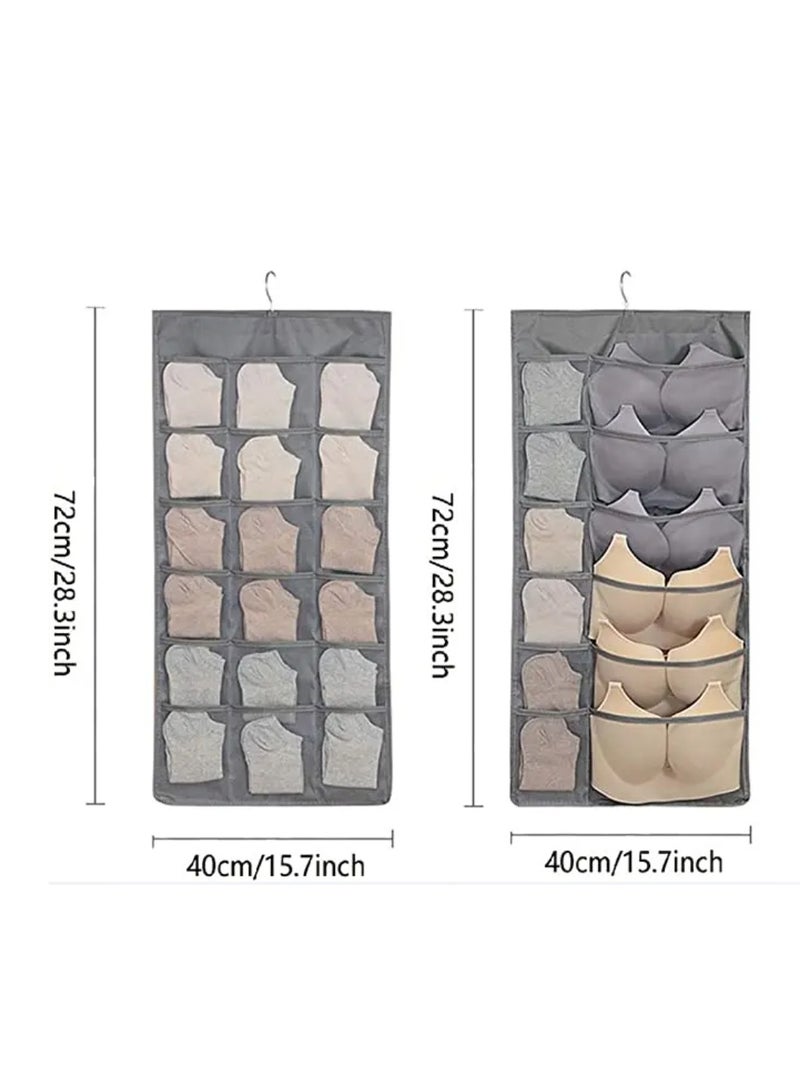 dreamons link closet hanging organizer with mesh 30 pocket - Image 1