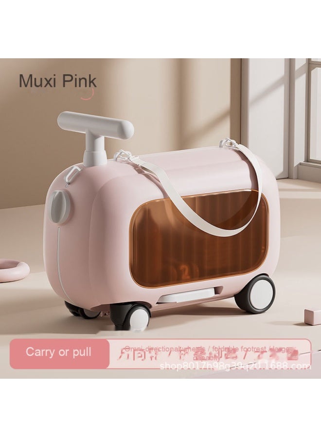 New Dual-Function Kids Stroller Suitcase - Rideable & Lightweight Travel Bag for Boys and Girls - Image 1