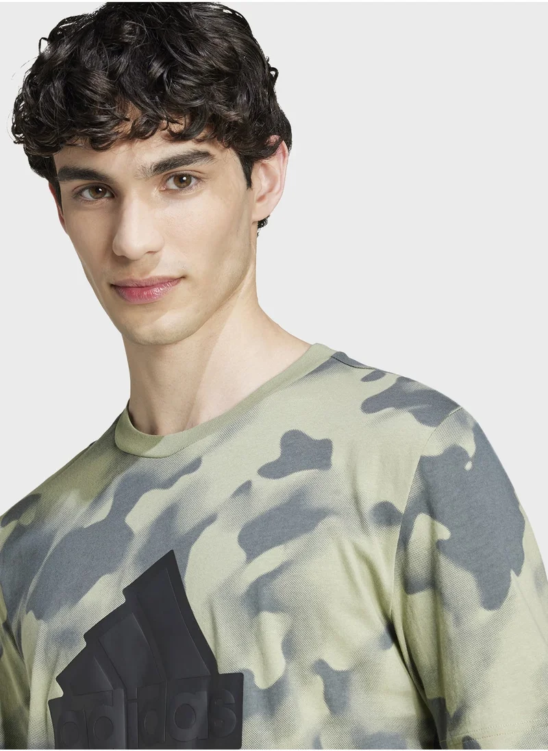 Adidas Future Icon Bos Aop T-Shirt