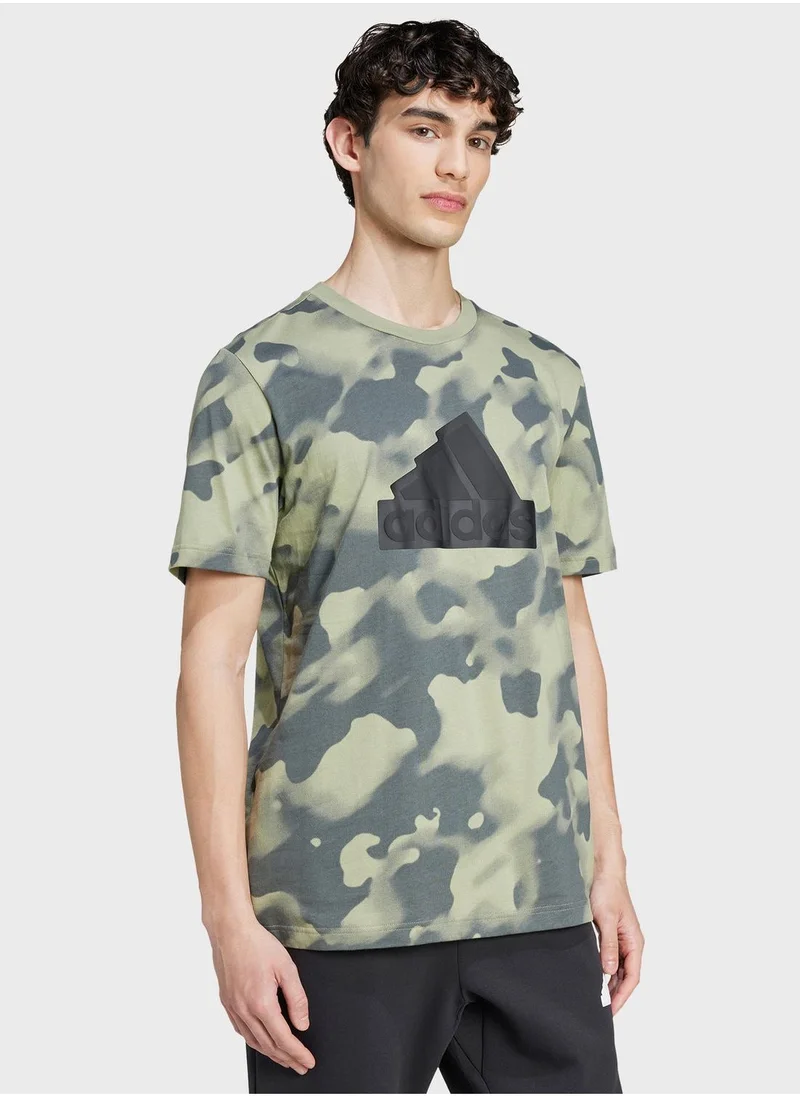 Adidas Future Icon Bos Aop T-Shirt
