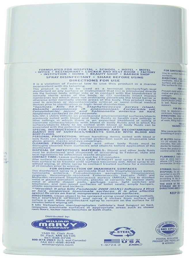 MAR-V-CIDE Spray Disinfectant, 16.5 oz – Hospital-Grade Disinfectant & Deodorizer Spray, Kills Germs, Bacteria, Viruses, Fungus & Mildew – For Salons, Barbershops, Gyms & Homes - Image 2