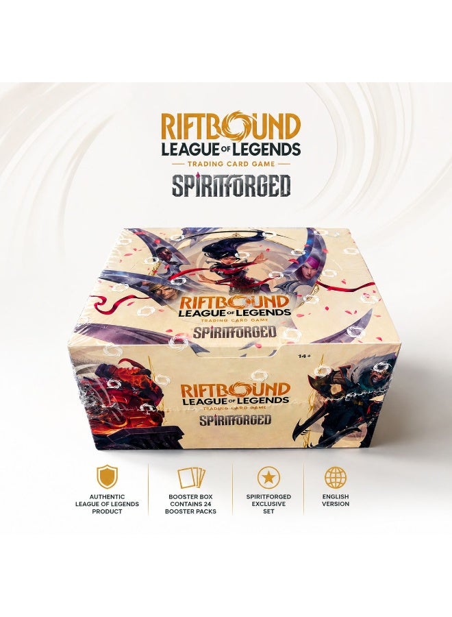 LEAGUE OF LEGENDS Riftbound League of Legends TCG Spiritforged Booster Box - Image 1