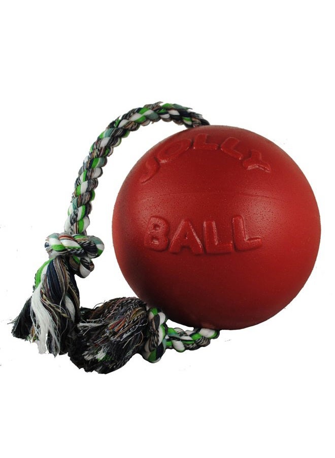 Jolly Pets Ball Romp-n-Roll Dog Toy, 10 cm, Red - Image 1