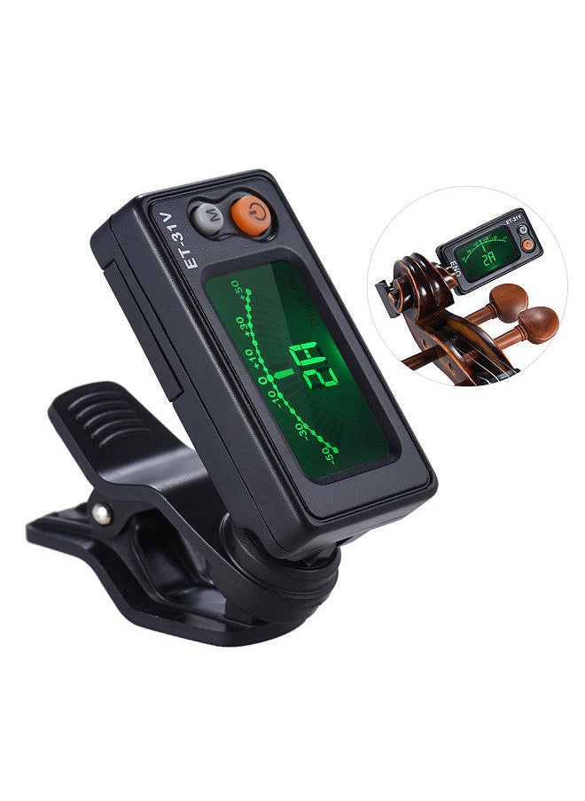 Generic - Eno Et-31V Multi-Function Clip-On Tuner Automatic Tuning Mode For Violin Viola Cello Double Bass Chromatic With Lcd Display - Image 1
