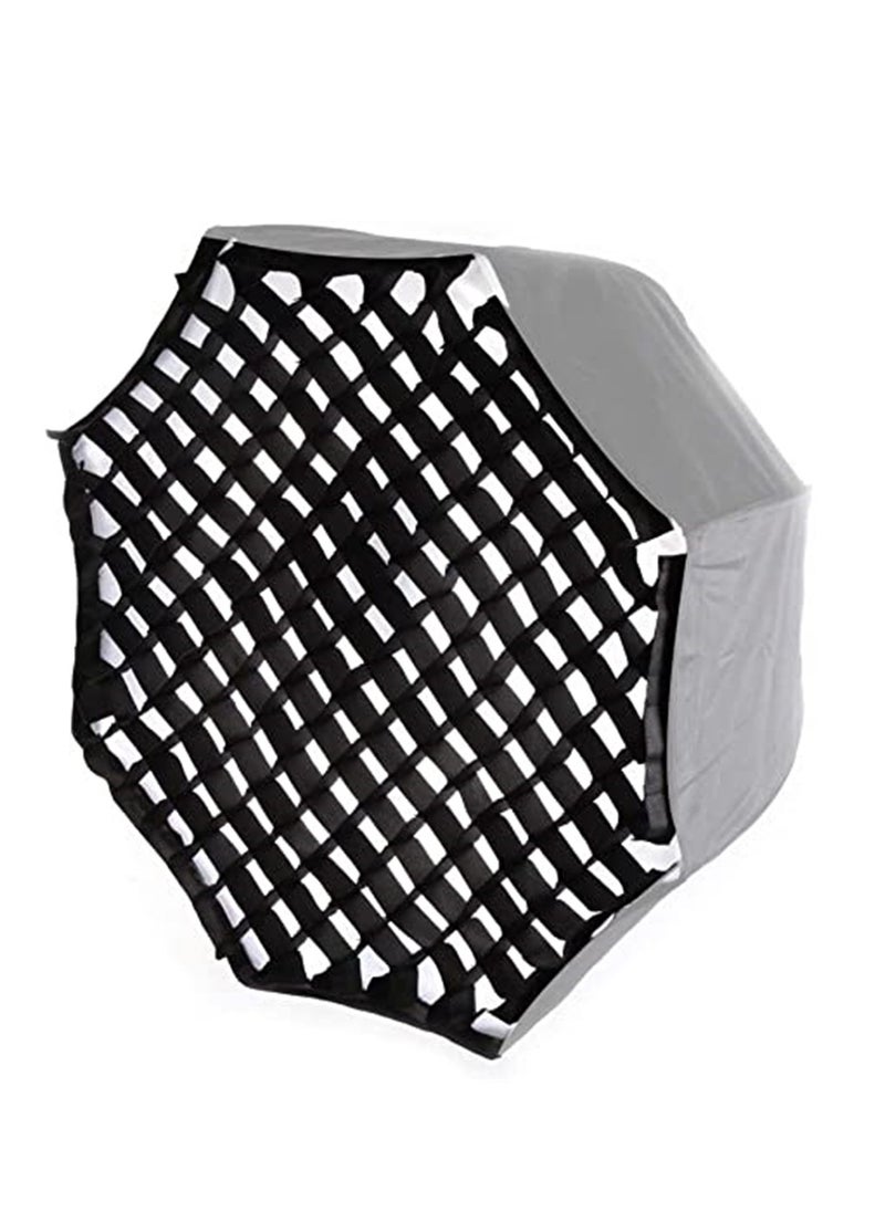 Generic - Portable Honeycomb Grid Octagon Umbrella Softbox for Studio Flash Speedlite Photography (120cm) - Image 1
