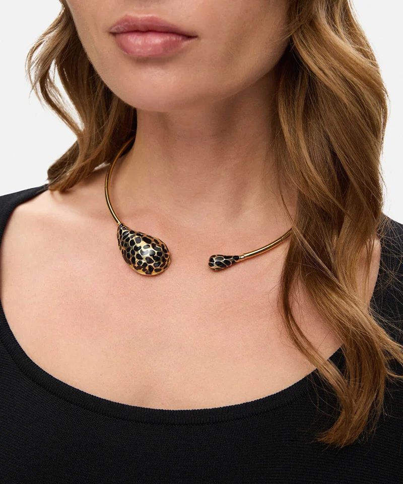 Ipekyol Contrast Rigid Necklace