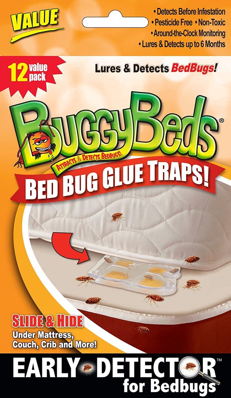 BuggyBeds® Bed Bug Glue Traps, Home, 12 Pack - Image 2