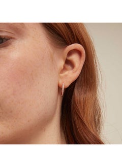 ORELIA LONDON Pave Huggie Hoops 17mm  - Image 3
