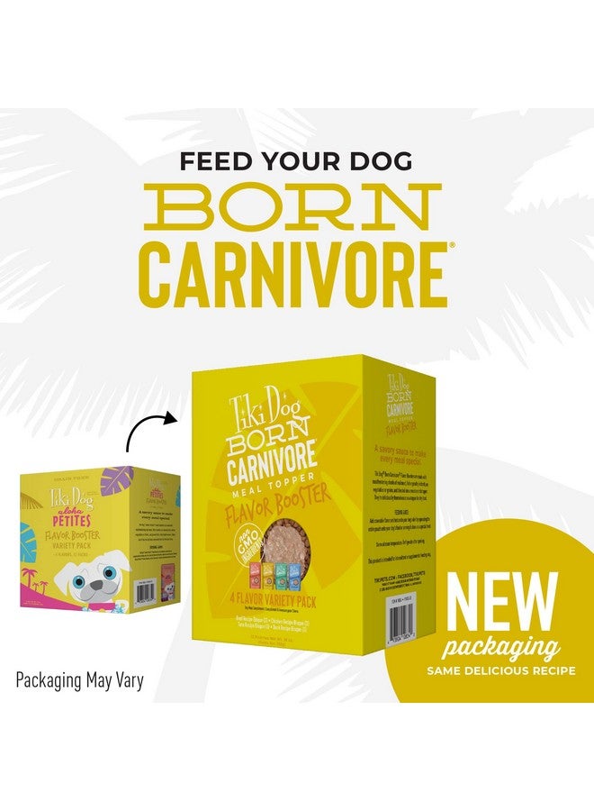 Tiki Dog Born Carnivore Flavor Booster, Variety Pack, Grain Free Wholesome Dog Food Additive, Meal Topper For All Dog Breeds And All Life Stages, 1.5 Oz Pouch, Pack Of 12 - Image 2