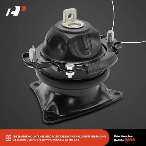 A-Premium 2PCS Front and Rear Engine Motor Mount Set Compatible with Honda Accord 2008-2017, Accord Crosstour 2010-2011, Crosstour 2012-2015 & Acura RLX 2014-2019, TLX 2015-2019, V6 3.5L - Image 5