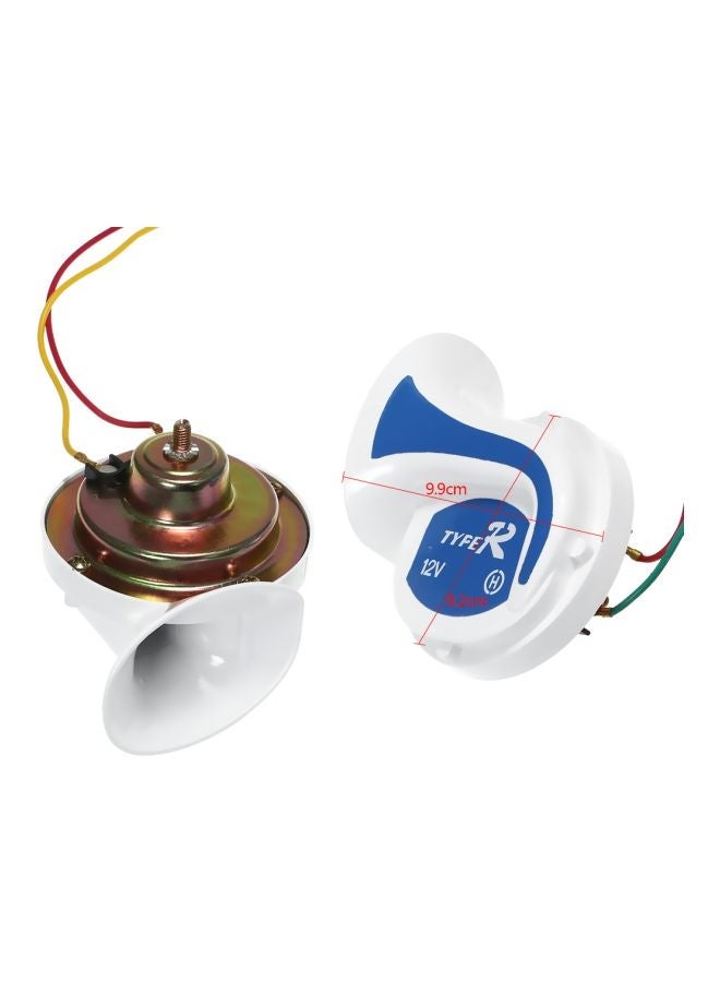 إسكدنيا 2-Piece 120DB Digital Electric Loud Air Horn Set - Image 2