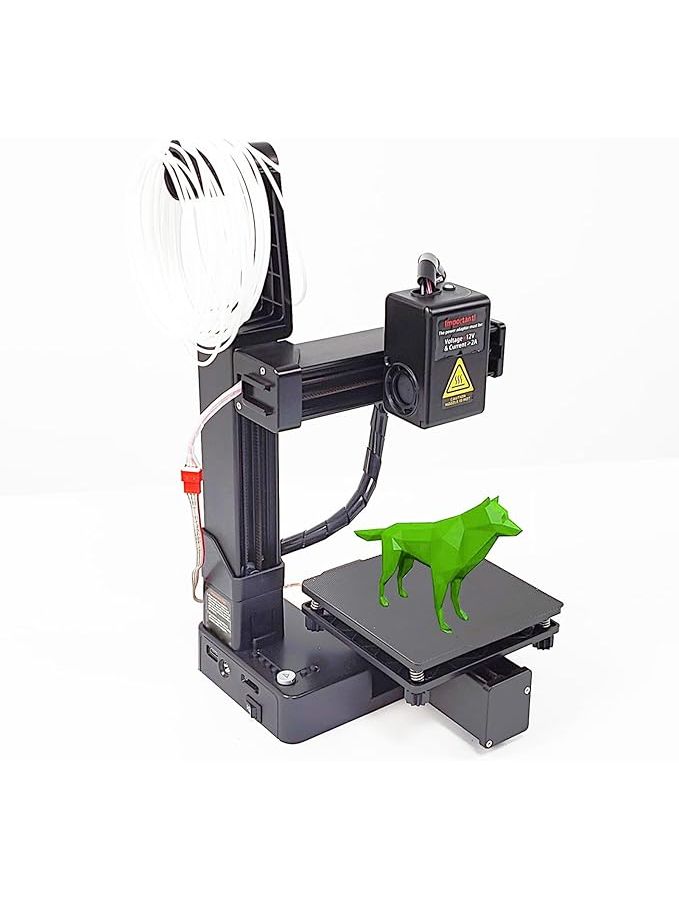 3D Printer Kit 10 40mm S Print Speed High Accuracy Compact Educational Tool US Plug Black - Image 1