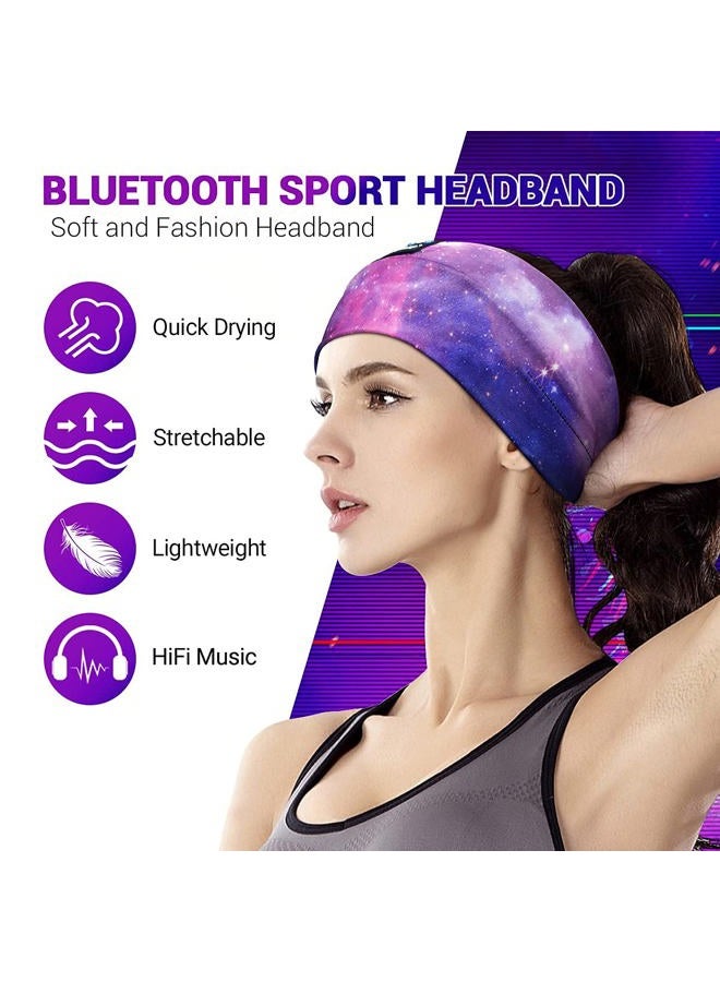 LC-dolida Sleep Headphones Bluetooth Headband Sleeping Wireless Headband Headphones with Thin HD Stereo Speakers Perfect for Side Sleepers, Sport, Yoga, Travel - Image 5