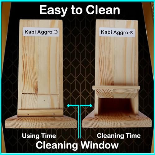 Kabi Aggro Knife Holder Stand Wooden Empty Cutlery Holder Case Kitchen Tool Set (Wooden, Knife, Brush, Cutter) - Image 3