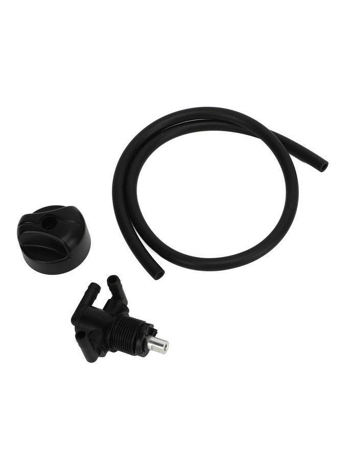 Thoraya 3 Way Petcock Tank Fuel Shut Off Valve Switch with Fuel Line for Polaris ATV Sportsman 335 325 330 400 500 600 700  - Image 1