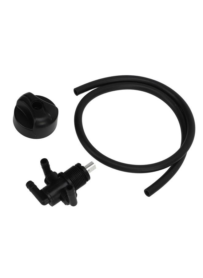 Thoraya 3 Way Petcock Tank Fuel Shut Off Valve Switch with Fuel Line for Polaris ATV Sportsman 335 325 330 400 500 600 700  - Image 2