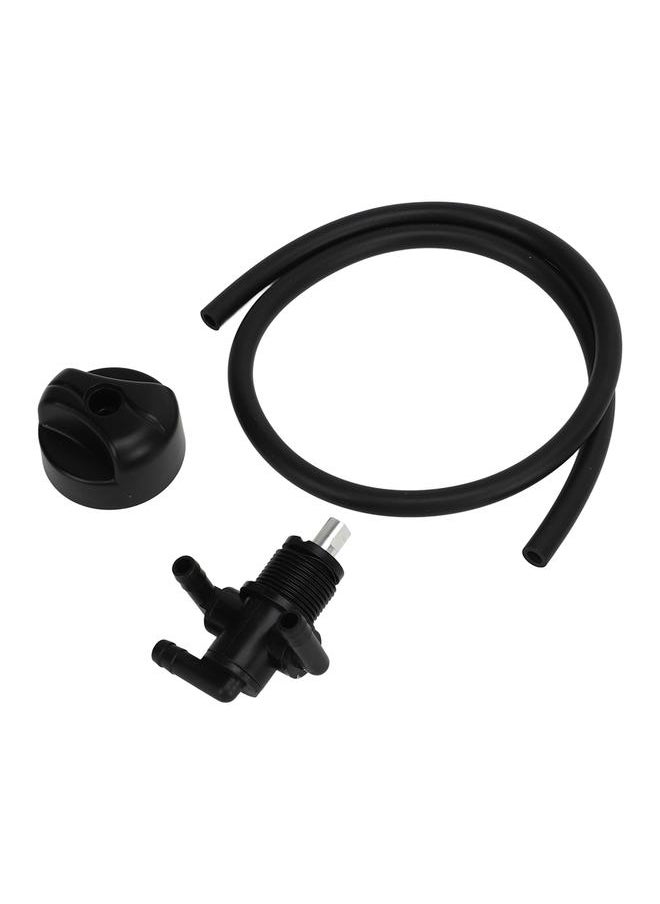 Thoraya 3 Way Petcock Tank Fuel Shut Off Valve Switch with Fuel Line for Polaris ATV Sportsman 335 325 330 400 500 600 700  - Image 3